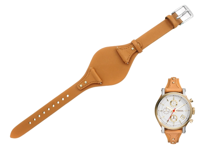 Oryginalny brązowy pasek Fossil Boyfriend ES3615 18mm